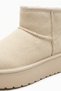 Chamonix Platform Sole Suede Short Boots with Plush Lining - 5