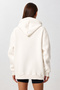 Hooded Oversize Knitted Sweatshirt Len0042 Ecru - 6