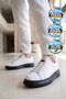 Men's Lace-Up Thick Comfortable Sole White Walking and Sports Shoes Sneaker Ignite - 3