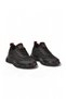 Men's Rubber Laced Thick Comfortable Sole Black-Red Walking and Sports Shoes Sneaker Stride - 4