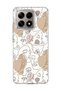 Mi 14t Compatible Single Line Women's Face Printed Transparent Phone Case