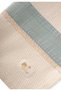 Straw Patterned Striped Blanket 85X100 cm Natural Mint - 3