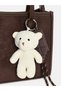 Özmarka New Season Brown Suede Look Girls' Shoulder Bag - 4