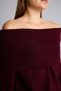 Regular Fit Open Shoulder Long Sleeve Knitwear Sweater E1799Ax26Wn - 4