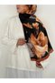 Zambak Patterned Shawl - Mustard Yellow - 2
