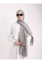 Cotton Kraş Shawl - Sv - Smoke Gray