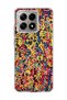 Mi 14t Compatible Colorful Mixed Line Printed Transparent Phone Case
