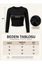 Women's Crew Neck Long Sleeve Camisole Ribbed Blouse - 4