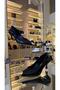 Imported women's croco patent leather low heel shoes 1001-55 - 4