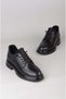 Seç M341 Genuine Leather Men's Shoes Black - 6