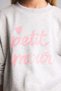 Printed Ruffled Gray Girls' Sweatshirt I5290A8/Gr421 - 4