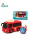 2.4GHz RC Bubble School Bus Toy for Kids with Wearable Wrist Remote Control, One-Click Bubble Maker, Music, LED Lights, Rechargeable Battery, USB Charging, Interactive Toy Vehicle, Ages 6+
