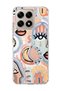 Mi 15t Compatible Abstract Face Eye Printed Transparent Phone Case