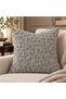 Bougainvillea Yarn Textured Throw Pillow Cover 42X42 cm