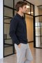 Men's Polo Collar Pique Long Sleeve Sweatshirt 4014 - 2