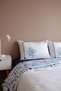 Star Navy Blue 100% Cotton Double Duvet Cover Set - 4 Pieces - 6