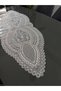 French Lace Luxury Tulle Guipure Chic Single Runner 50X140 cm - 3