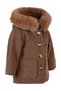 Plain 6-18 Month Coat with Pockets - Brown - 5
