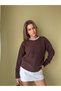 Stone Embroidered Collar Shawl Collar Soft Sweater