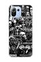 Mi 11 Lite Compatible Gothic Music Collage Printed Transparent Phone Case