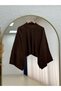 Zinnur Wide Sleeve Knitwear Tunic-Kr5076 Brown - 2