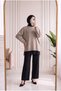 Samira Six Lace Detail Knitwear Tunic-Kr6006 Stone
