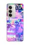 Redmi 15 Compatible Pastel Hologram Collage Printed Transparent Phone Case