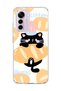 Mi 12 Lite Compatible Black Cat Bread Printed Transparent Phone Case