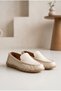 Women's Sewing Detailed Moccasin Loafer Flexible Sole Casual Shoes - 3