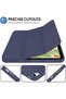 BluePeak Case for iPad 10th Generation 2022, 10.9 Inch, TPU Material, Trifold Stand, Pencil Holder, Protective Smart Cover (Navy Blue) - 3
