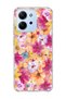 Redmi 15C Compatible Tiny Flower Watercolor Printed Transparent Phone Case
