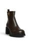 D26Kb-1955 Thick Heeled Daily Brown Women's Boots - 3