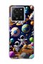 Mi 13t Compatible Cute Astronaut Planet Printed Transparent Phone Case
