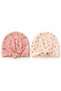 Set of 2 Newborn Knotted Beanies