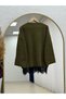 Samira Six Lace Detail Knitwear Tunic-Kr6006 Khaki - 7