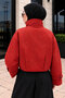 Gingham Bomber Jacket Tsd260357 Red - 6