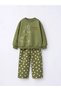 Girl's Embroidered Detailed Suit Set Luc-5638 - 2