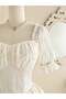 Rochie maxi, crem - 6