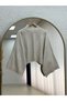 Zinnur Wide Sleeve Knitwear Tunic-Kr5076 Stone - 2