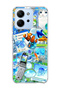 Redmi 15C Compatible Clownfish Cat Printed Transparent Phone Case