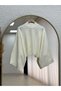 Zinnur Wide Sleeve Knitwear Tunic-Kr5076 Ecru - 2