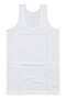 High Quality 100% Cotton Combed Single Jersey Men's Undershirts White 6-Pack - 3