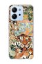 Redmi 15C Compatible Tiger Oriental Printed Transparent Phone Case