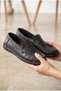 Women's Sewing Detailed Moccasin Loafer Flexible Sole Casual Shoes