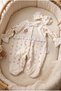 Fairy Girl Scallop Detailed 100% Cotton Bandana Jumpsuit Set - 4
