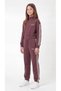 5Th Avenue New York City Printed Top Half Zipper Striped Girls' Bottom Top Tracksuit Set - 3