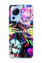 Mi 13 Lite Compatible Neon Heart Sparkle Printed Transparent Phone Case