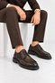 Corin Men's Genuine Leather High-Sole Classic Shoes - Brown - 3