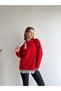 Soft Sweater with Ribbons Tied at the Shoulder and a Lace-Trimmed Skirt - 4