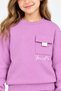 32810-26 Girl's You & Me Printed Sweatshirt and Wide-Leg Pants with Cargo Pockets 2-Piece Set 7-10 Years Old - 4